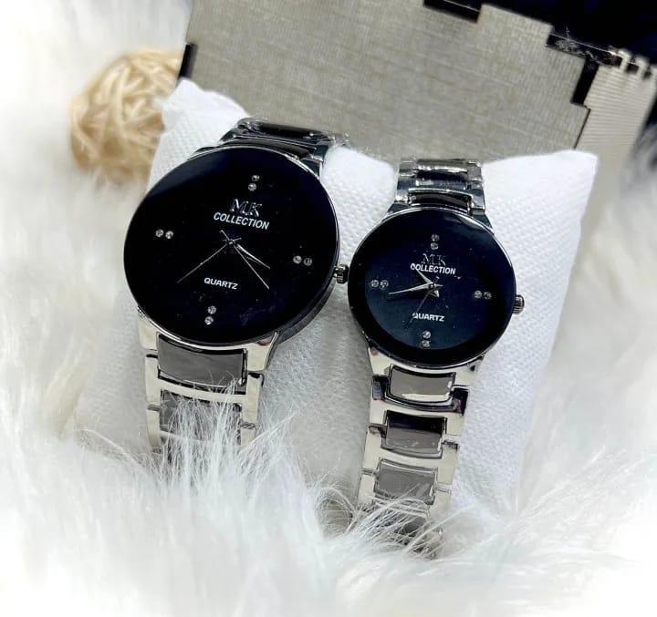 Stylish Unisex Couple Watches - Set of 2